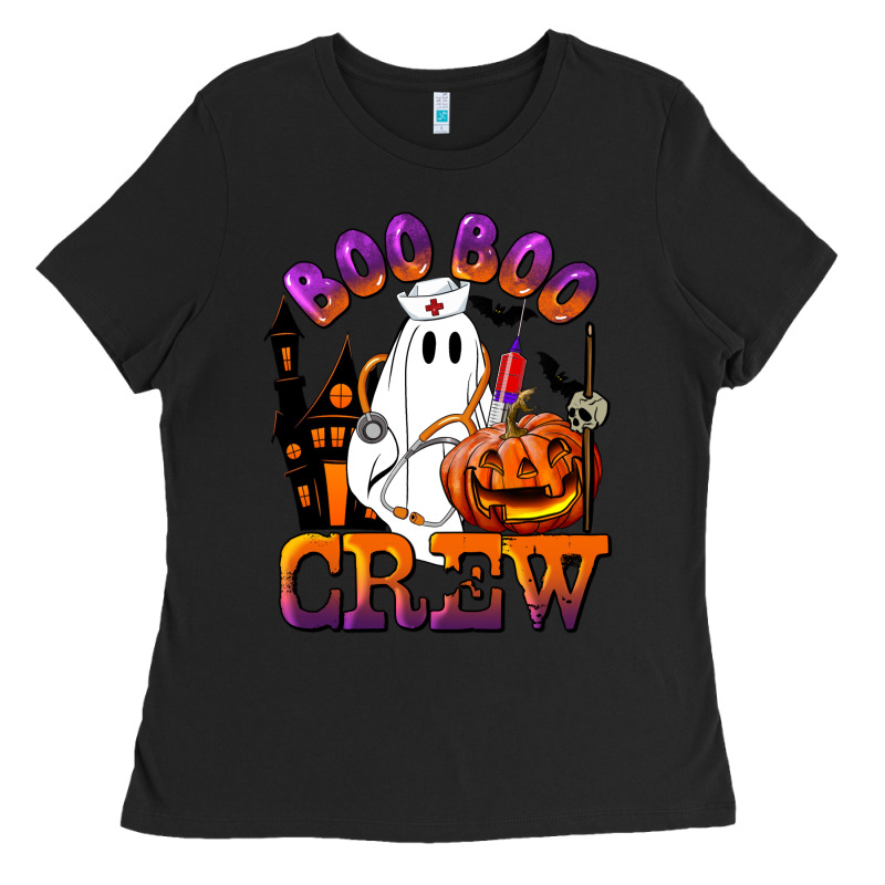 Boo Boo Crew Nurse Ladies Tee by LillyAllenDesigns | Teevron