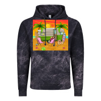 Cloud Black summer caravan Vintage Hoodie - TumblerDesignByShophia