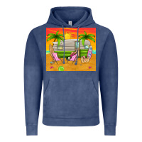 Vintage Denim summer caravan Vintage Hoodie - TumblerDesignByShophia