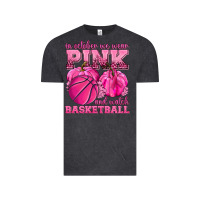 In October We Wear Pink And Watch Basketball Vintage Tee | Teevron