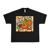 Black I am a Fall kinda girl pumpkin Fall Urban Heavy Tee - NancyCooperArtShop