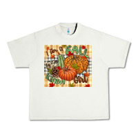 Pistachio I am a Fall kinda girl pumpkin Fall Urban Heavy Tee - NancyCooperArtShop
