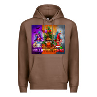Chestnut happy hallothanksmas Premium Hoodie - FaDigitalArtStudio