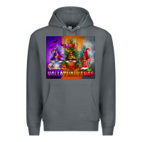 Rock happy hallothanksmas Premium Hoodie - FaDigitalArtStudio
