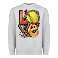 Love Softball Heavyweight Sweatshirt | Teevron