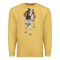 Antique Gold boer goat Premium Sweatshirt - LillyAllenDesigns