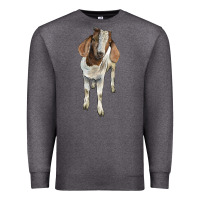 Charcoal Heather boer goat Premium Sweatshirt - LillyAllenDesigns