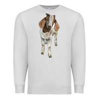 Dove Grey boer goat Premium Sweatshirt - LillyAllenDesigns