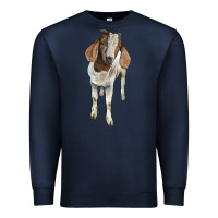 Navy boer goat Premium Sweatshirt - LillyAllenDesigns