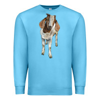 Ocean Blue boer goat Premium Sweatshirt - LillyAllenDesigns
