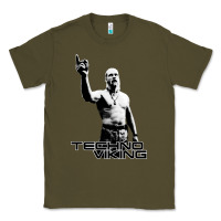 Army Green techno viking Classic Tee - lanVoArt