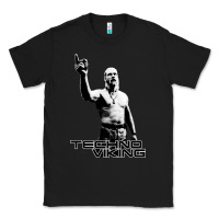 Black techno viking Classic Tee - lanVoArt