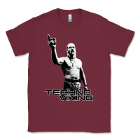 Burgundy techno viking Classic Tee - lanVoArt