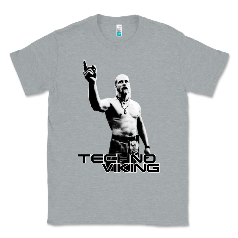 Techno Viking Classic Tee by lanVoArt | Teevron