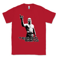 Red techno viking Classic Tee - lanVoArt