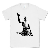 White techno viking Classic Tee - lanVoArt