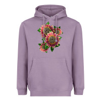 Lavender 4 crimson blaze sunflower Heavyweight Hoodie - LillyAllenDesigns