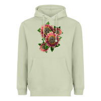 Matcha 4 crimson blaze sunflower Heavyweight Hoodie - LillyAllenDesigns