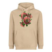 Mushroom 4 crimson blaze sunflower Heavyweight Hoodie - LillyAllenDesigns