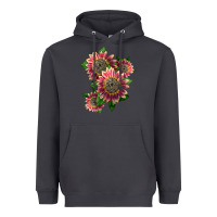 Smoke 4 crimson blaze sunflower Heavyweight Hoodie - LillyAllenDesigns