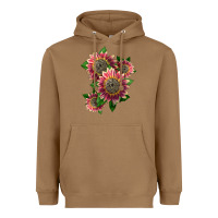 Toasted Coconut 4 crimson blaze sunflower Heavyweight Hoodie - LillyAllenDesigns
