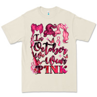 Bone in october we wear pink Premium Tee - LillyAllenDesigns
