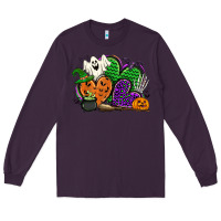 Plum halloween heart Long Sleeve Tee - CowGirlArtShop