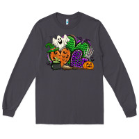 Smoke halloween heart Long Sleeve Tee - CowGirlArtShop