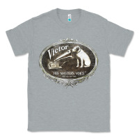 Heather Grey his master's voice Classic Tee - lanVoArt