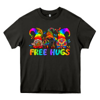 Asphalt LGBTQ Free Hugs Gnomes Heavy Core Tee - BundleAndBundleShop