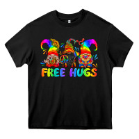 Black LGBTQ Free Hugs Gnomes Heavy Core Tee - BundleAndBundleShop