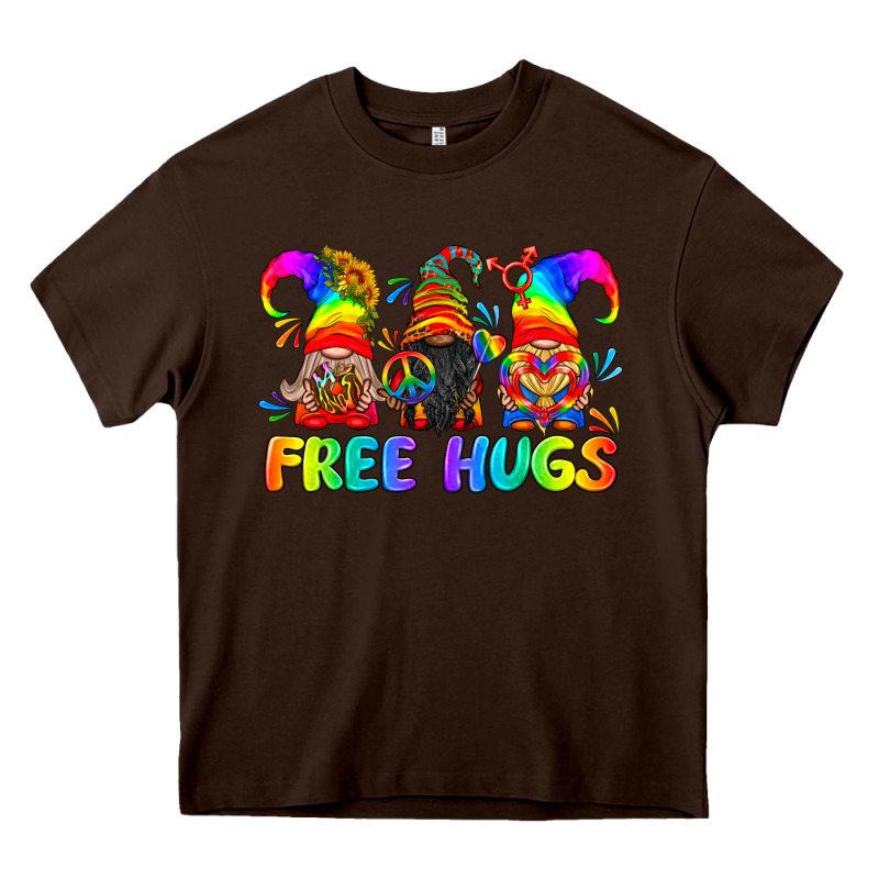Lgbtq Free Hugs Gnomes Heavy Core Tee by BundleAndBundleShop | Teevron