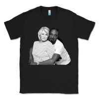 Black snoop and martha Classic Tee - lanVoArt