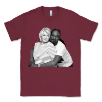 Burgundy snoop and martha Classic Tee - lanVoArt