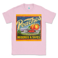 Bubblegum Pink peaches records and tapes Classic Tee - lanVoArt