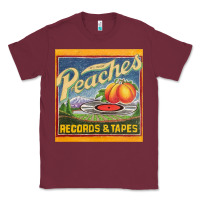 Burgundy peaches records and tapes Classic Tee - lanVoArt