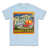 Dusty Blue peaches records and tapes Classic Tee - lanVoArt