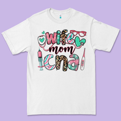 Wife Mom Cna Certified Nursing Assistant Premium Tee Designed By Ranaportraitstore