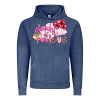 Vintage Denim Clouds of love with balloons Valentine's Day Vintage Hoodie - HowdyJamesFarm