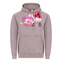 Vintage Zinc Clouds of love with balloons Valentine's Day Vintage Hoodie - HowdyJamesFarm