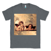 Charcoal Heather Hot Trend Angels Raphael Cupid Cherubs Art Valentine Angel Classic Tee - lanVoArt