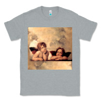 Heather Grey Hot Trend Angels Raphael Cupid Cherubs Art Valentine Angel Classic Tee - lanVoArt