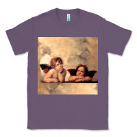 Lavender Hot Trend Angels Raphael Cupid Cherubs Art Valentine Angel Classic Tee - lanVoArt