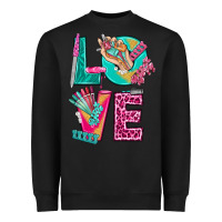 Black love with nail elements bbs Heavyweight Sweatshirt - BundleAndBundleShop