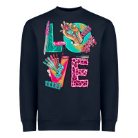 Navy love with nail elements bbs Heavyweight Sweatshirt - BundleAndBundleShop
