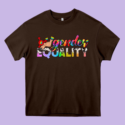 Western Lgbtq Gender Equality Heavy Core Tee Designed By Bundleandbundleshop