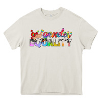 Cream Western LGBTQ Gender Equality Heavy Core Tee - BundleAndBundleShop