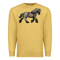 Antique Gold Belgian Horse Premium Sweatshirt - LillyAllenDesigns