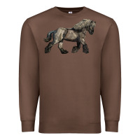 Chestnut Belgian Horse Premium Sweatshirt - LillyAllenDesigns