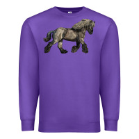 Purple Belgian Horse Premium Sweatshirt - LillyAllenDesigns